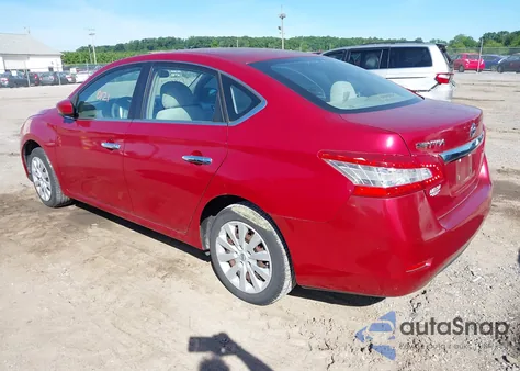 2013 Nissan Sentra S z USA, uszkodzony, nr VIN 3N1AB7AP2DL612487
